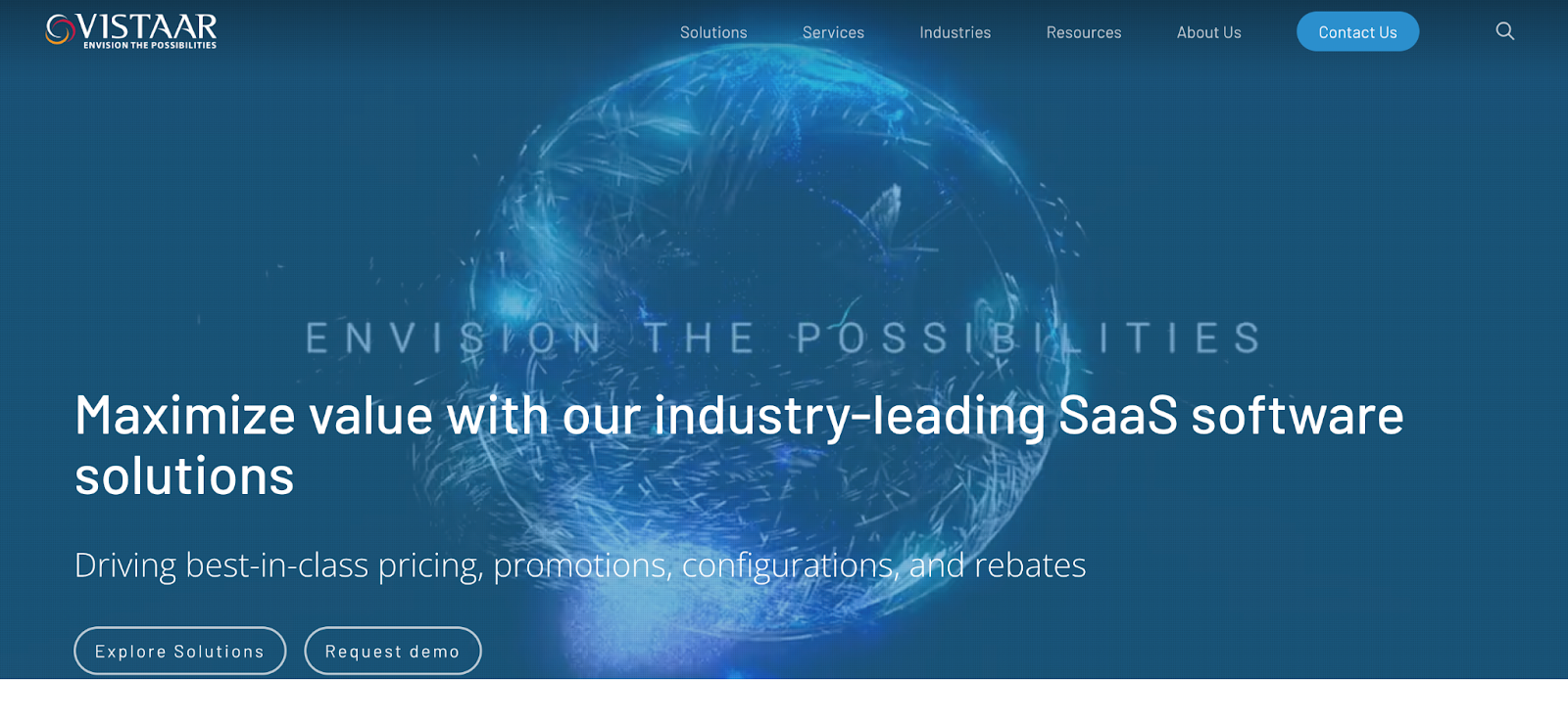 Vistaar end-to-end pricing platform connecting analytics, optimization, and execution